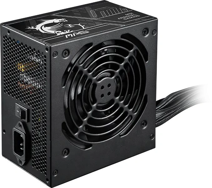 Блок питания MSI ATX 750W MAG A750BN PCIE5 II 80+ bronze (20+4pin) APFC 120mm fan 3xSATA RTL — миниатюра 2