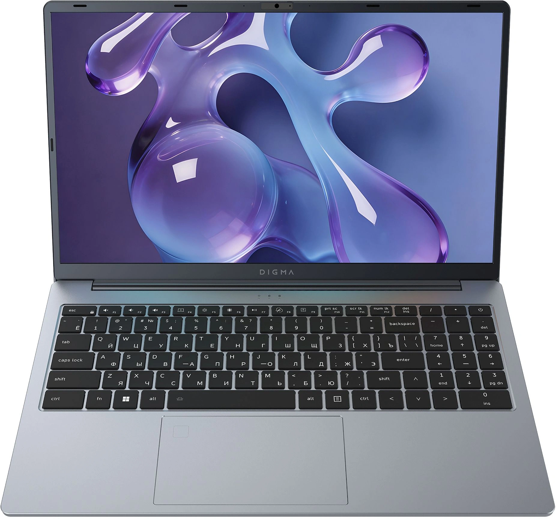 Ноутбук Digma Nova Ryzen 5 3500U 16Gb SSD512Gb AMD Radeon Vega 8 15.6" IPS FHD (1920x1080) Windows 11 Pro grey WiFi BT Cam 6000mAh (DN15R5-ADXW13) — миниатюра 2