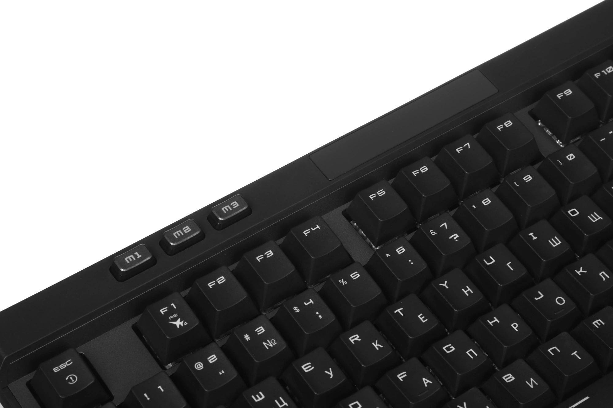 Клавиатура MSI STRIKE Pro W Silent механическая серый/черный USB беспроводная BT/Radio Multimedia for gamer LED (подставка для запястий) (S11-43RU210-CLA) кабель 2м — миниатюра 12