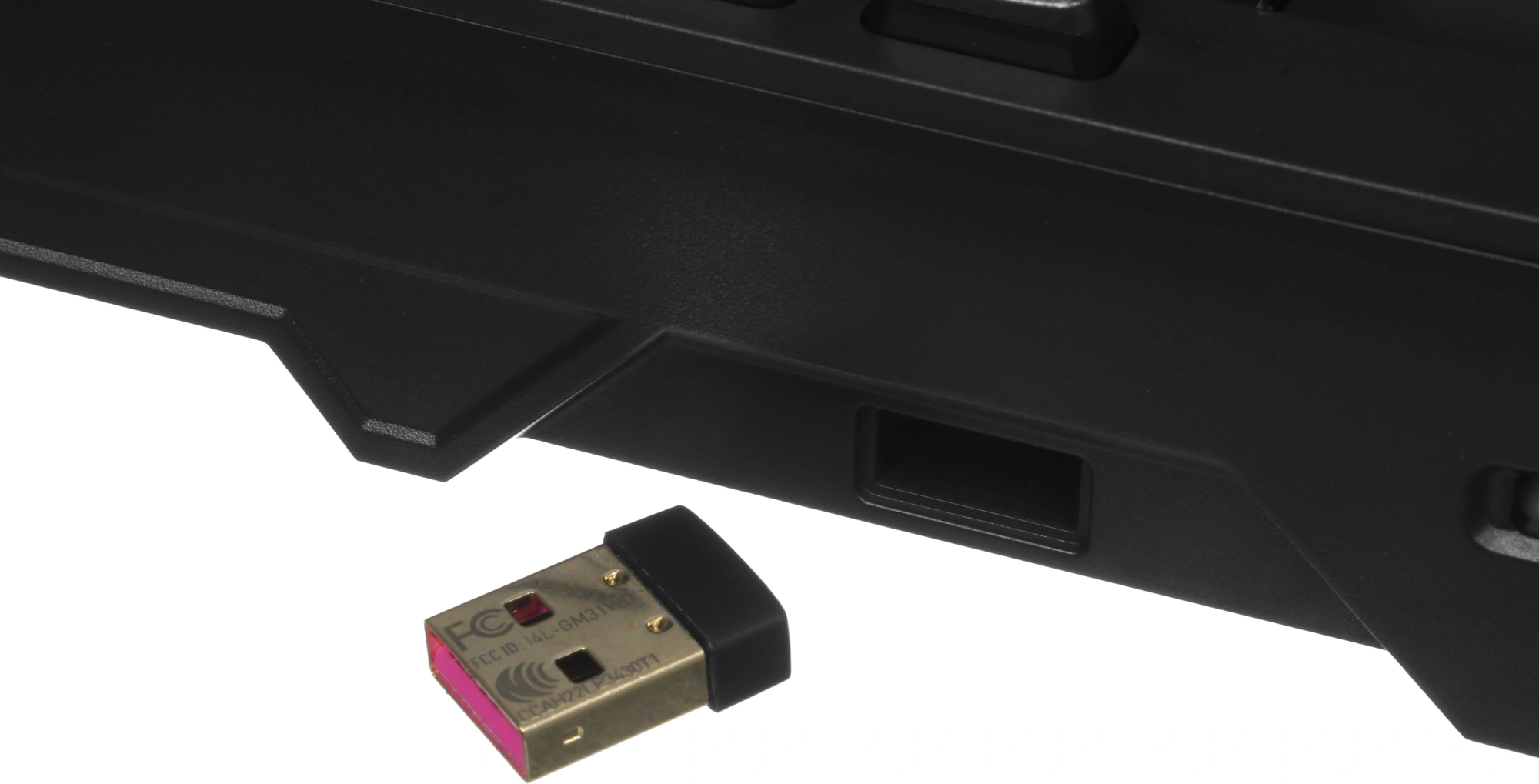 Клавиатура MSI STRIKE Pro W Silent механическая серый/черный USB беспроводная BT/Radio Multimedia for gamer LED (подставка для запястий) (S11-43RU210-CLA) кабель 2м — миниатюра 15