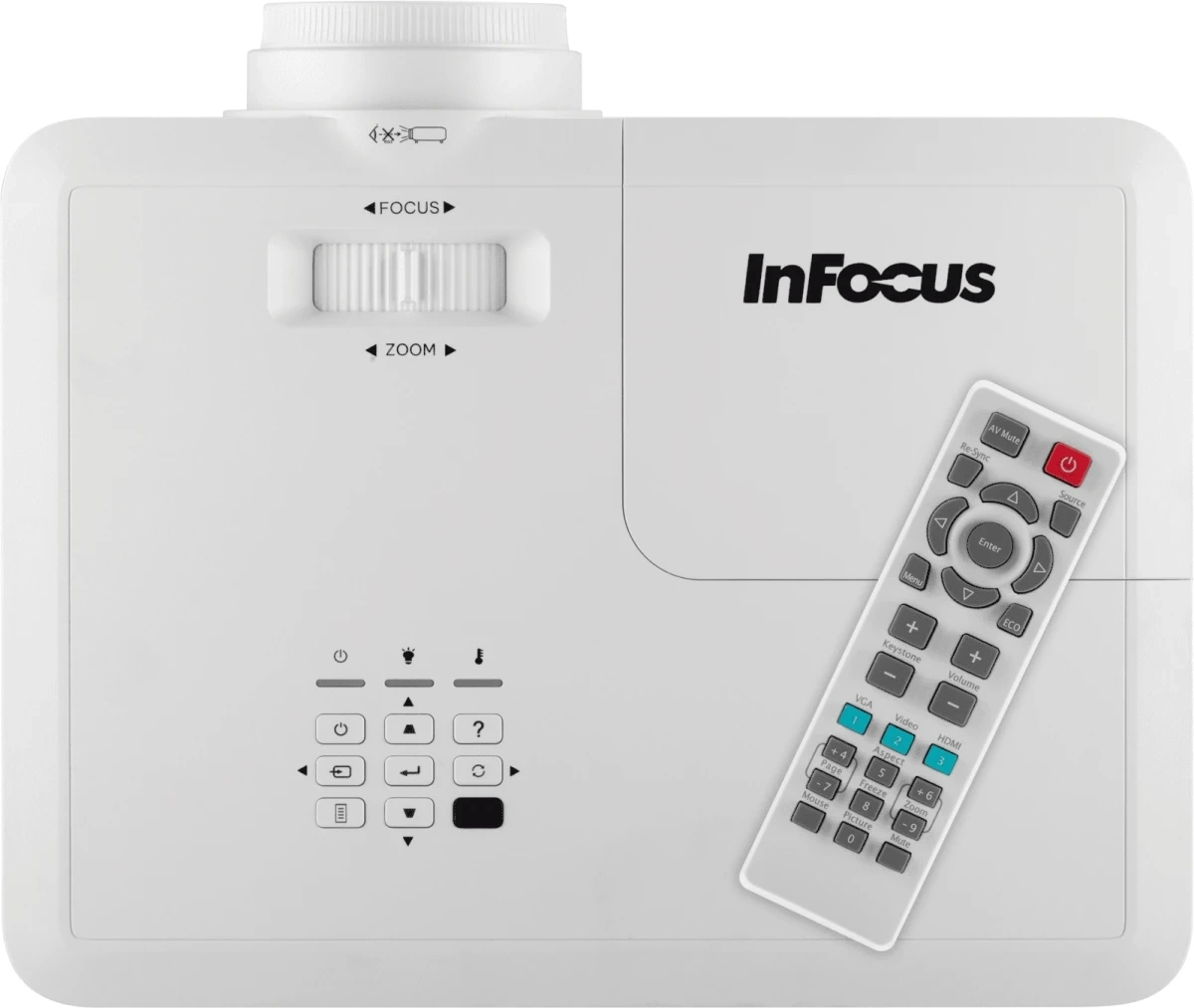 Проектор Infocus IN0061SL DLP 4000Lm LS 4000Lm ANSI (3840x2160) 1000000:1 ресурс лампы:5000часов 1xUSB typeA 2xHDMI 3.2кг — миниатюра 7