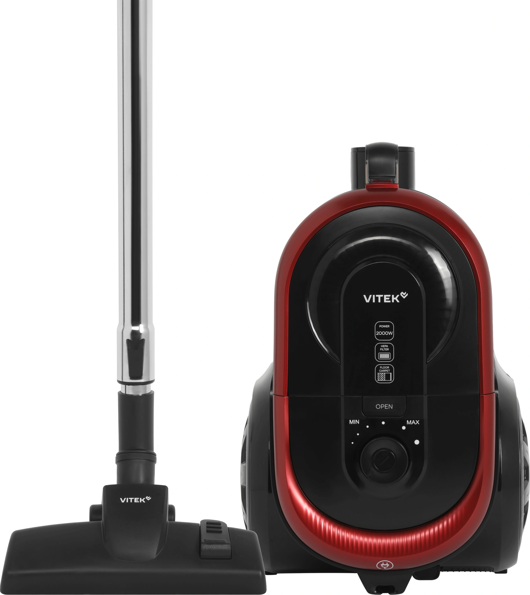 Пылесос Vitek VT-CV1880 2000Вт черный/красный — миниатюра 4