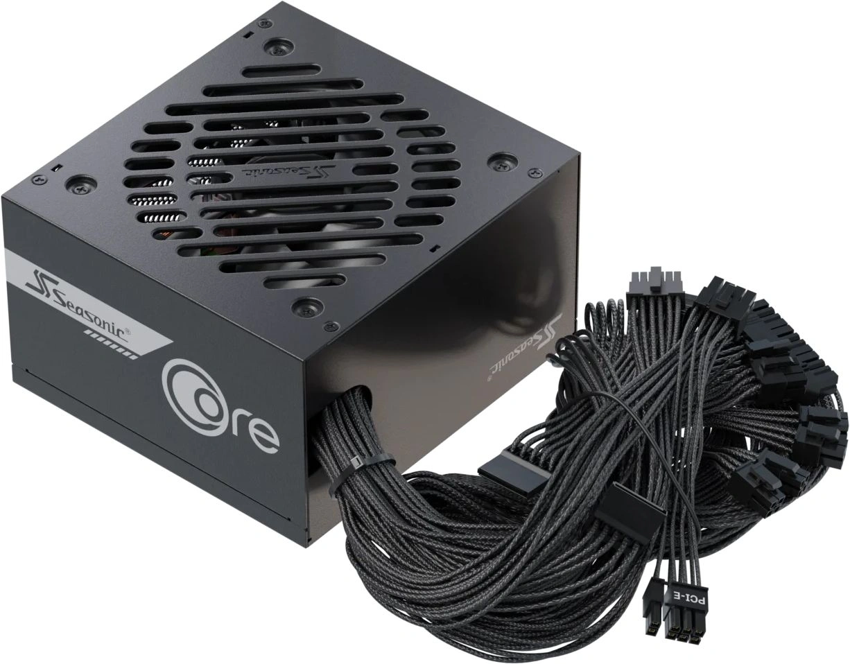 Блок питания Seasonic ATX 850W Core V2 BC-850 80+ bronze (20+4pin) APFC 120mm fan 2xSATA RTL — миниатюра 6