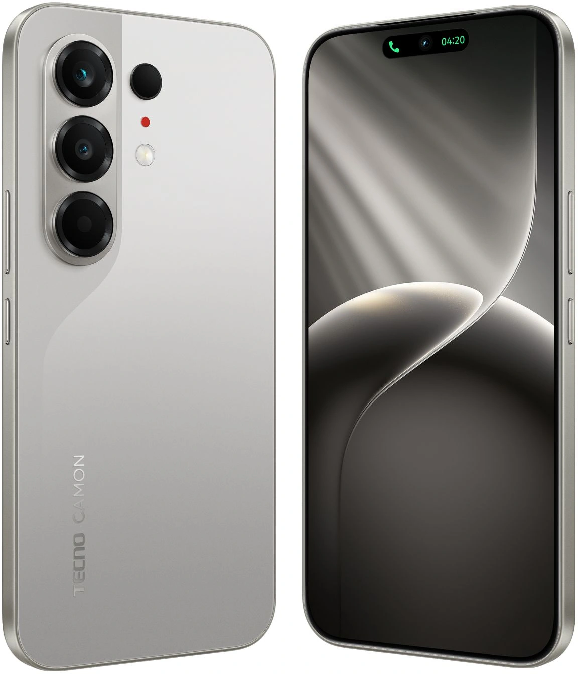 Смартфон Tecno Camon 50 256Gb 8Gb титан моноблок 3G 4G 2Sim 6.78" 1208x2644 Android 16 50Mpix 802.11 a/b/g/n/ac NFC GPS GSM900/1800 GSM1900 Protect FM — миниатюра 5