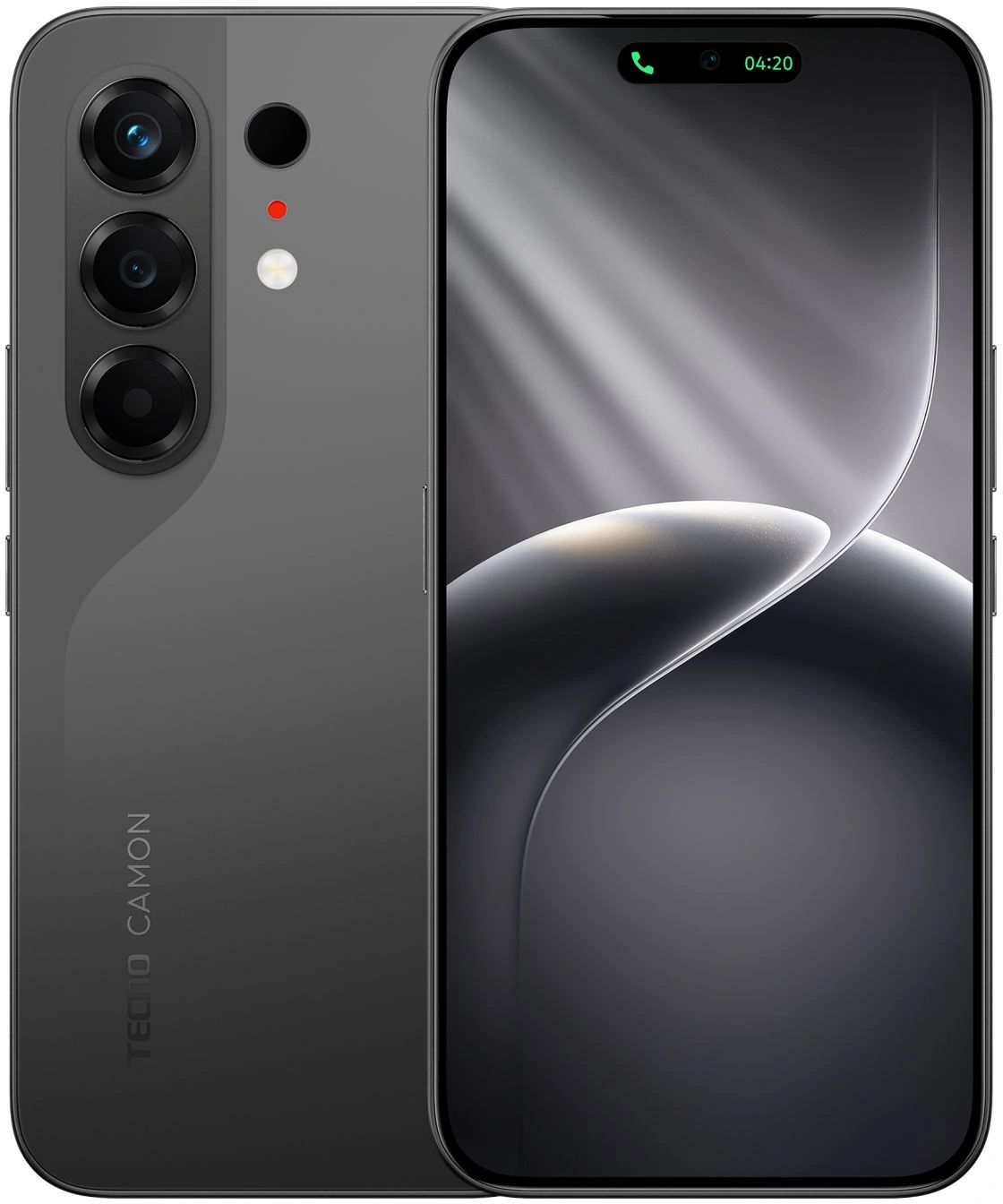 Смартфон Tecno Camon 50 256Gb 8Gb черный моноблок 3G 4G 2Sim 6.78" 1208x2644 Android 16 50Mpix 802.11 a/b/g/n/ac NFC GPS GSM900/1800 GSM1900 Protect FM — фото 1