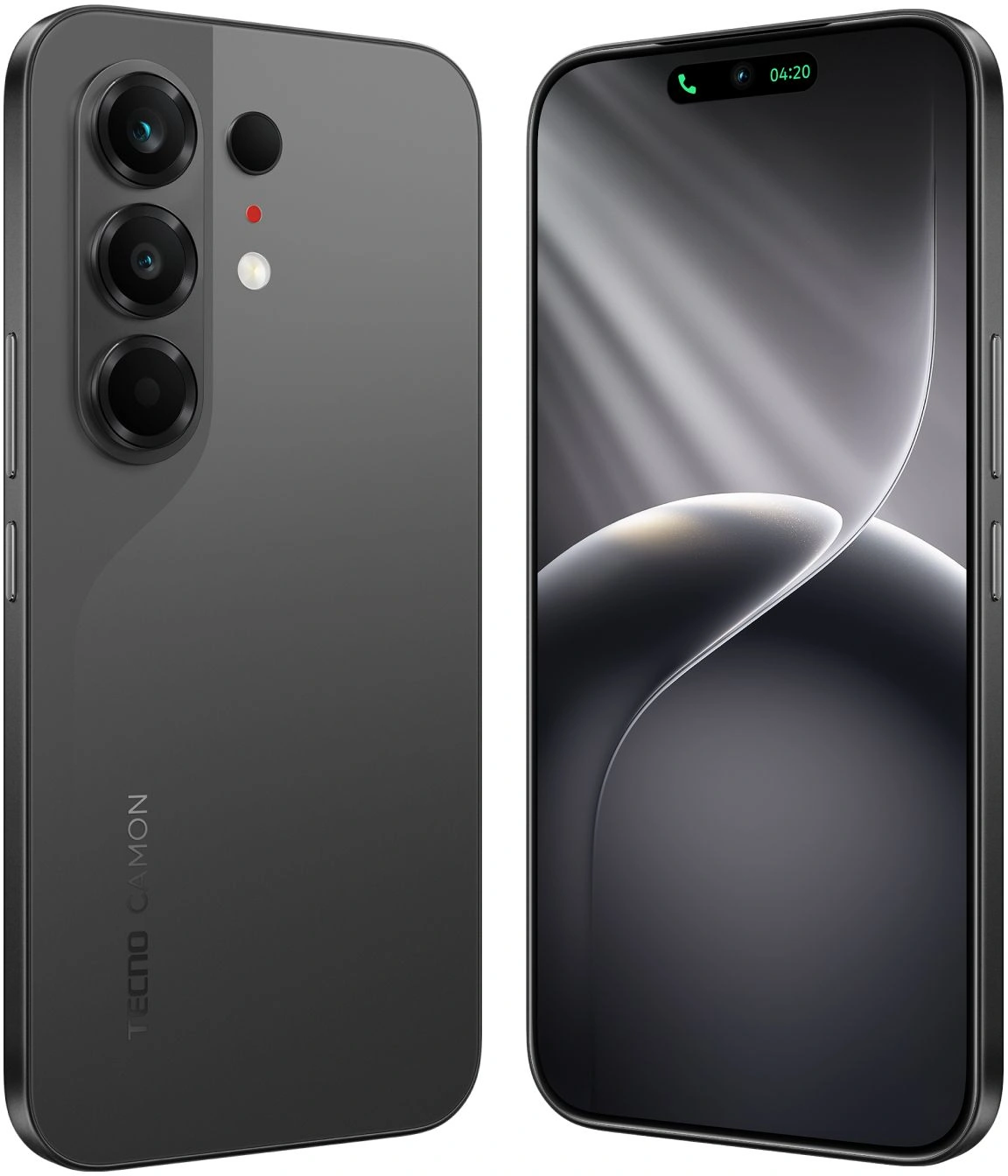 Смартфон Tecno Camon 50 256Gb 8Gb черный моноблок 3G 4G 2Sim 6.78" 1208x2644 Android 16 50Mpix 802.11 a/b/g/n/ac NFC GPS GSM900/1800 GSM1900 Protect FM — миниатюра 4