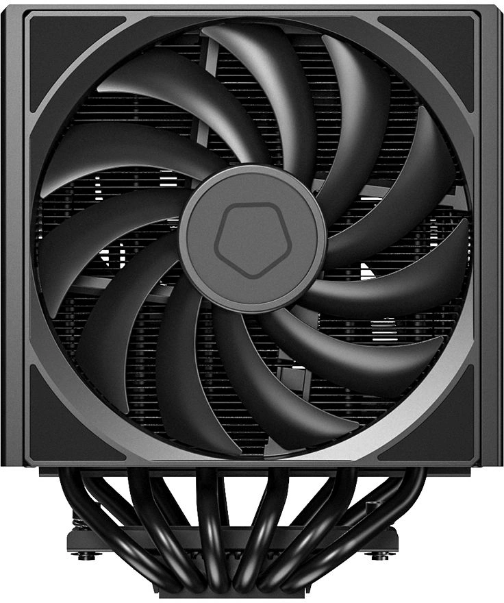 Устройство охлаждения(кулер) ID-Cooling Frozn A620 SLK нет подсветки Soc-AM5/AM4/1200/1700/1851 черный 4-pin 33.9dB Al+Cu 260W 1300gr Ret — миниатюра 2
