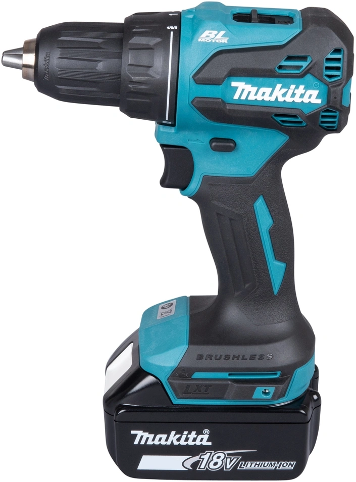 Дрель-шуруповерт Makita DDF490SFJ аккум. патрон:быстрозажимной (кейс в комплекте) — миниатюра 2