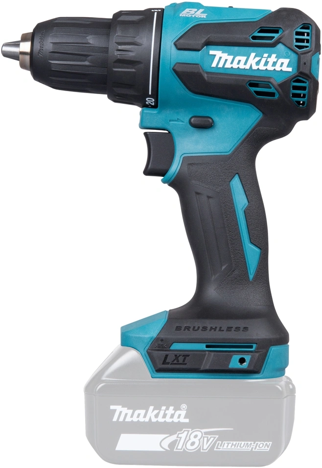 Дрель-шуруповерт Makita DDF490Z аккум. патрон:быстрозажимной — миниатюра 9