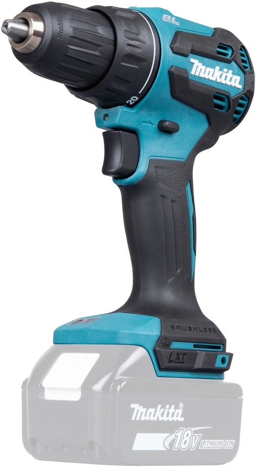 Дрель-шуруповерт Makita DDF490Z аккум. патрон:быстрозажимной — миниатюра 10