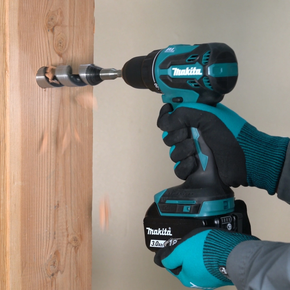 Дрель-шуруповерт Makita DDF490Z аккум. патрон:быстрозажимной — миниатюра 17