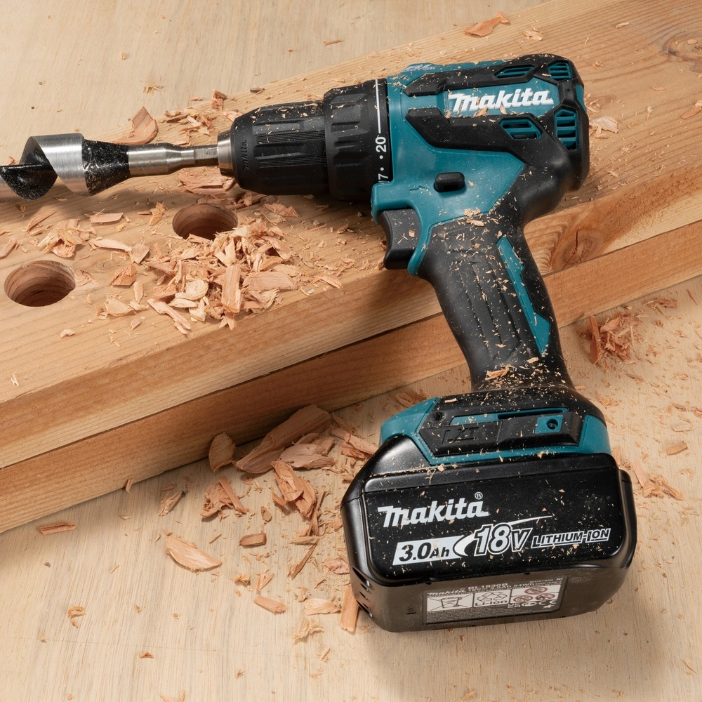 Дрель-шуруповерт Makita DDF490Z аккум. патрон:быстрозажимной — миниатюра 20