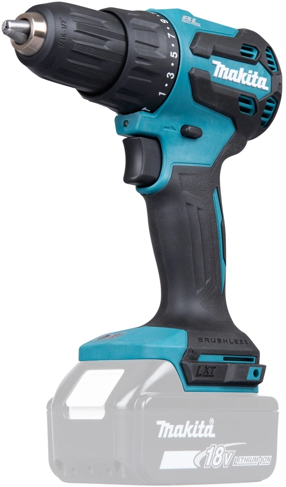 Дрель-шуруповерт Makita DHP490Z аккум. патрон:быстрозажимной — миниатюра 10