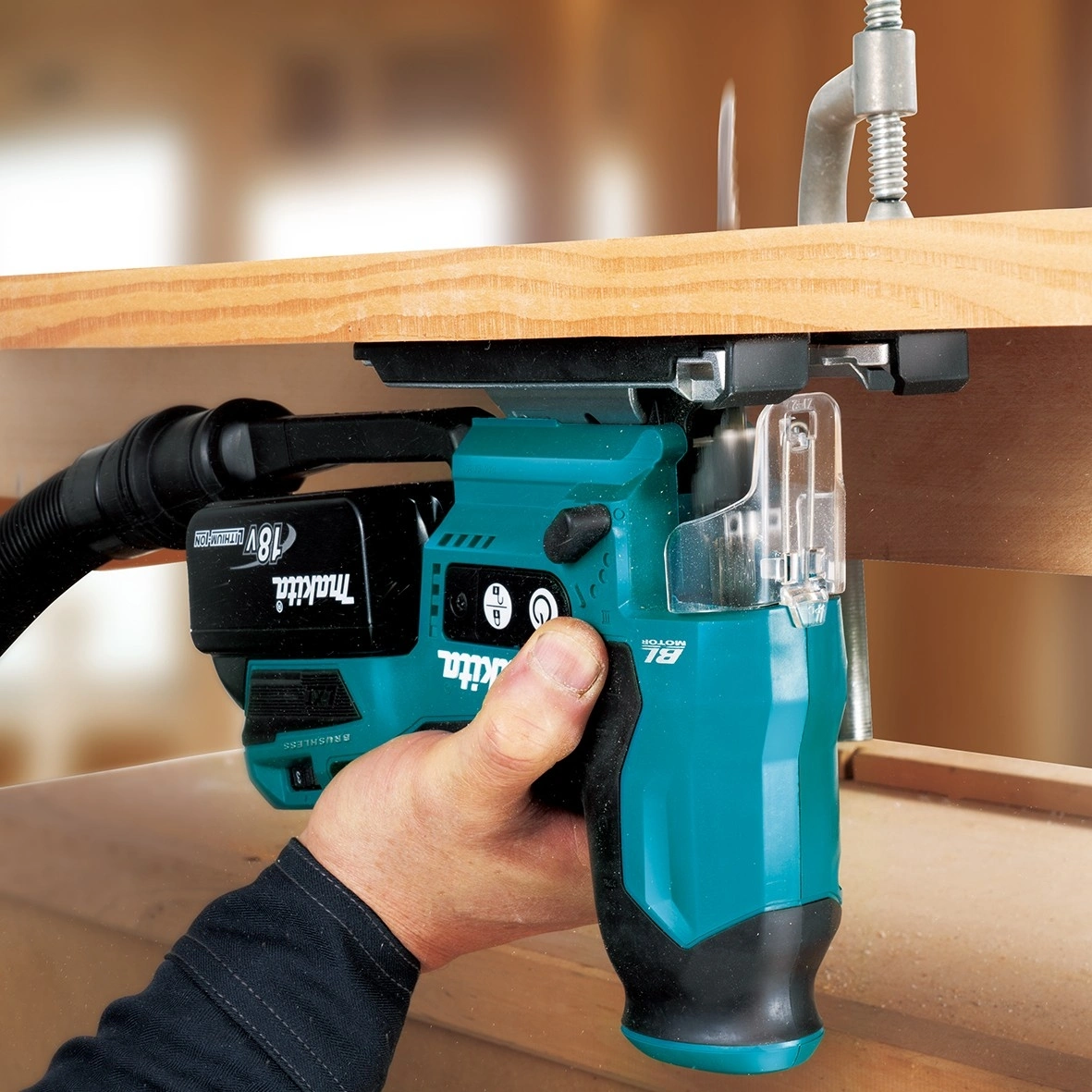 Лобзик Makita DJV185Z 3000ходов/мин от аккумулятора — миниатюра 4