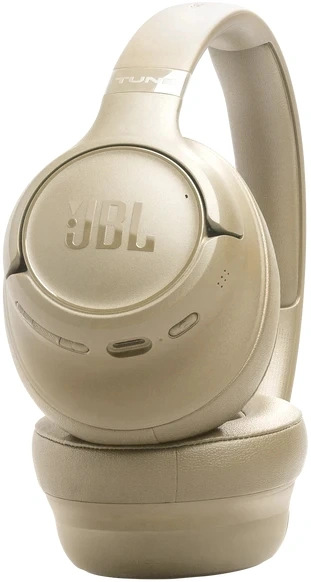Гарнитура накладные JBL Tune 730BT бежевый беспроводные bluetooth оголовье (JBLT730BTBEG) — миниатюра 5