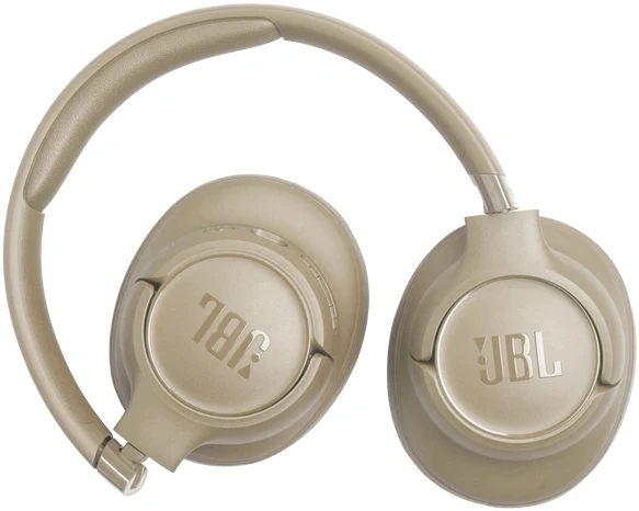 Гарнитура накладные JBL Tune 730BT бежевый беспроводные bluetooth оголовье (JBLT730BTBEG) — миниатюра 6