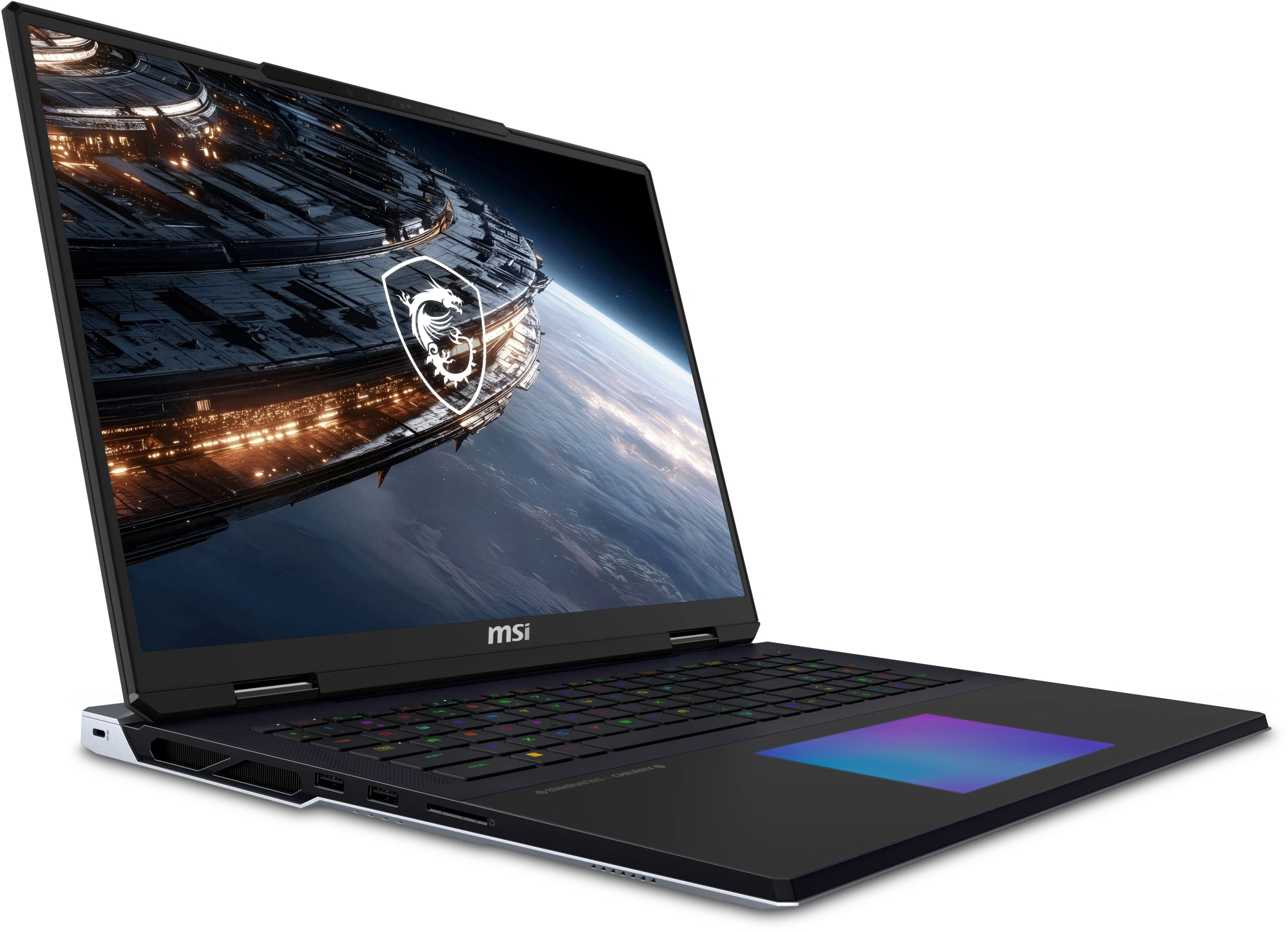 Ноутбук MSI Titan 18 HX A2WJ-1049RU Core Ultra 9 290HX Plus 64Gb SSD2Tb NVIDIA GeForce RTX 5090 24Gb 18" IPS UHD+ (3840x2400) Windows 11 Home black WiFi BT Cam (9S7-182411-1049) — миниатюра 2