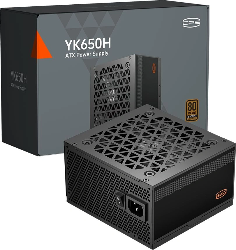 Блок питания PcCooler ATX 650W YK650H 80+ bronze (20+4pin) APFC 120mm fan 6xSATA RTL