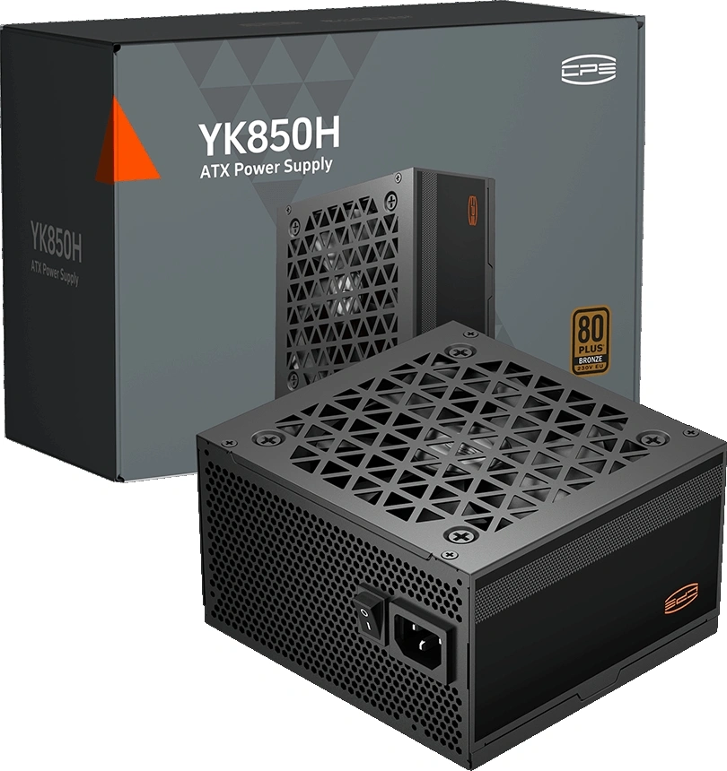 Блок питания PcCooler ATX 850W YK850H 80+ bronze (20+4pin) APFC 135mm fan 6xSATA RTL — миниатюра 7