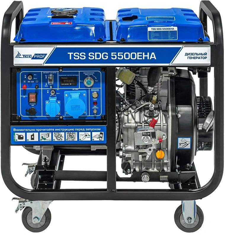 Генератор ТСС SDG 5500EHA 5.5кВт — миниатюра 2