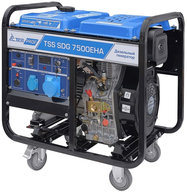 Генератор ТСС SDG 7500EHA 7.5кВт — миниатюра 2