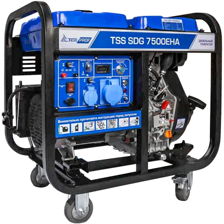 Генератор ТСС SDG 7500EHA 7.5кВт — миниатюра 3