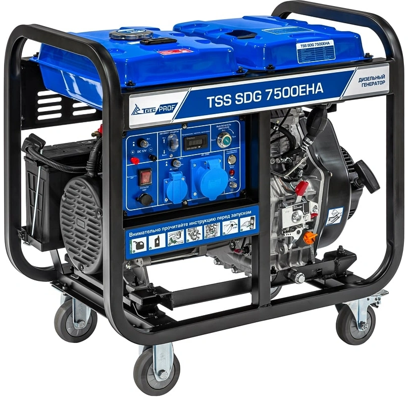 Генератор ТСС SDG 7500EHA 7.5кВт — миниатюра 5