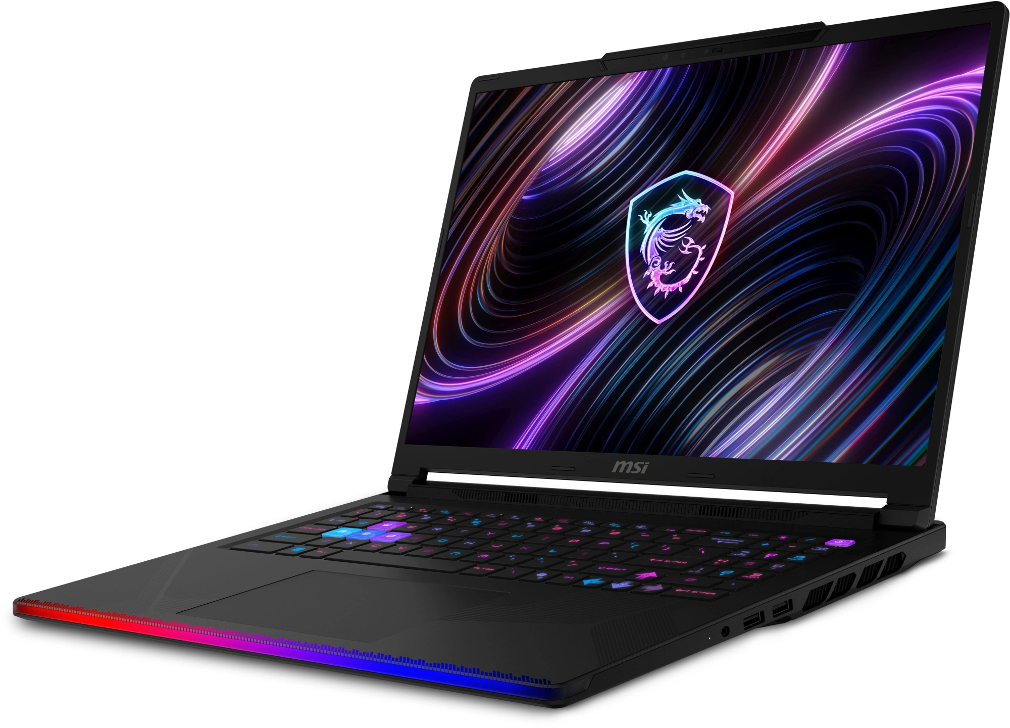 Ноутбук MSI Raider 16 Max HX B2WI-030RU Core Ultra 9 290HX Plus 32Gb SSD2Tb NVIDIA GeForce RTX5080 16Gb 16" OLED QHD+ (2560x1600) Windows 11 Home black WiFi BT Cam (9S7-265111-030) — миниатюра 14
