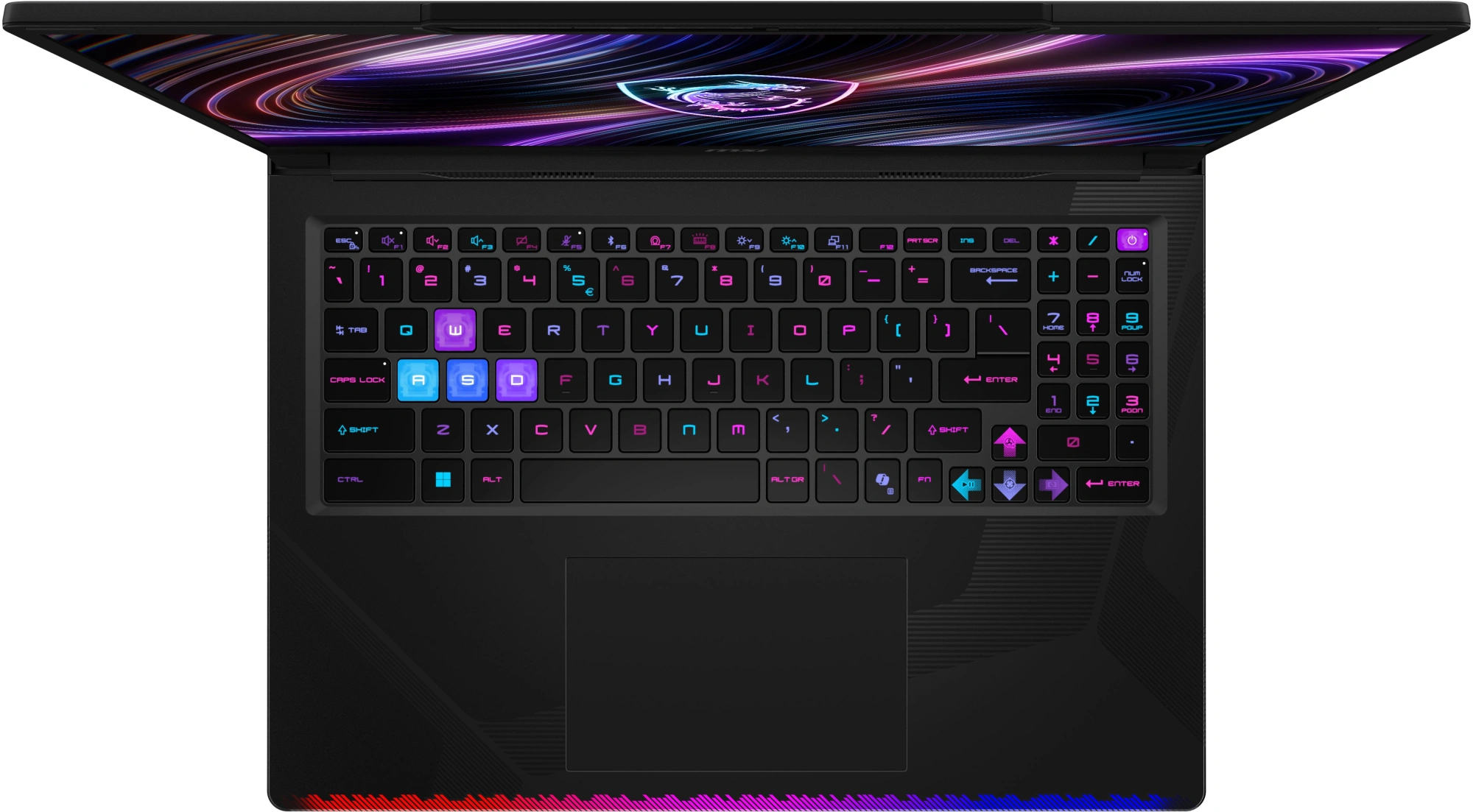 Ноутбук MSI Raider 16 Max HX B2WI-030RU Core Ultra 9 290HX Plus 32Gb SSD2Tb NVIDIA GeForce RTX5080 16Gb 16" OLED QHD+ (2560x1600) Windows 11 Home black WiFi BT Cam (9S7-265111-030) — миниатюра 10