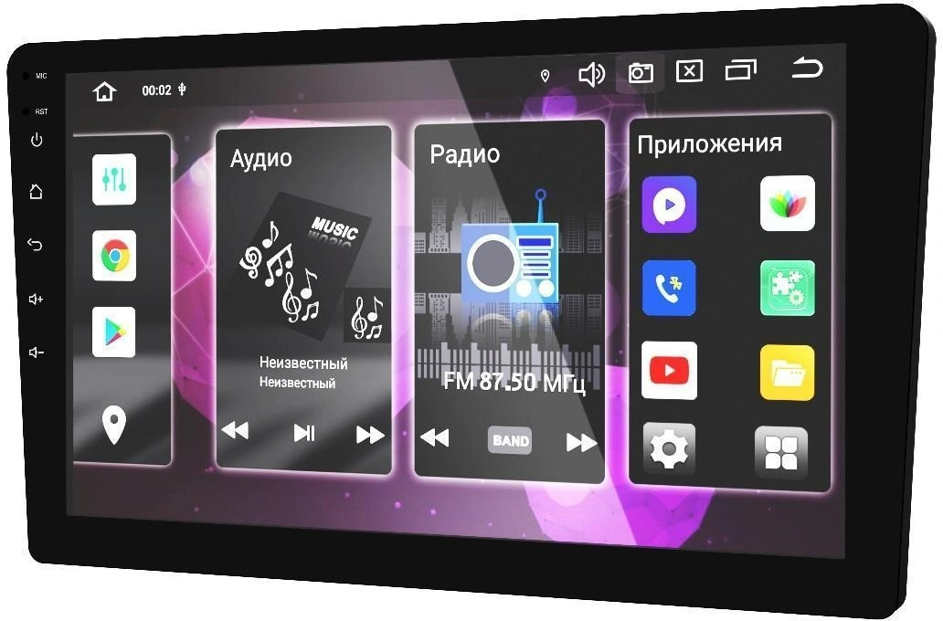 Автомагнитола Prology MPA-380 4x55Вт v5.0 4096Mb DSP Android 13 9" WiFi 3G/4G RDS (PRMPA380) — фото 1