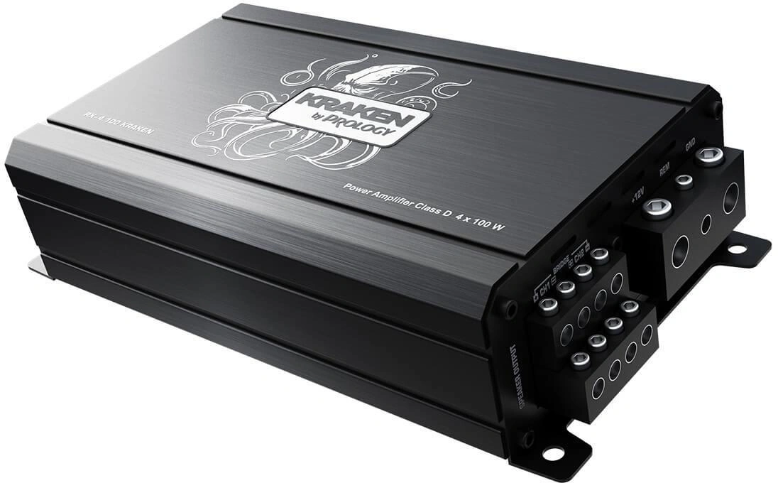 Усилитель автомобильный Prology RX-4.100 KRAKEN четырехканальный — миниатюра 2