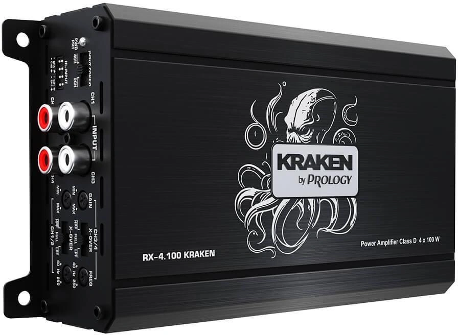 Усилитель автомобильный Prology RX-4.100 KRAKEN четырехканальный — миниатюра 6
