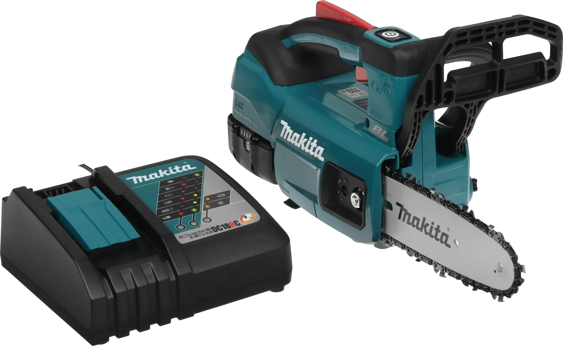 Цепная пила Makita DUC204RF аккум. 570Вт дл.шины:8" (20cm) 1аккум. 3Ач ЗУ