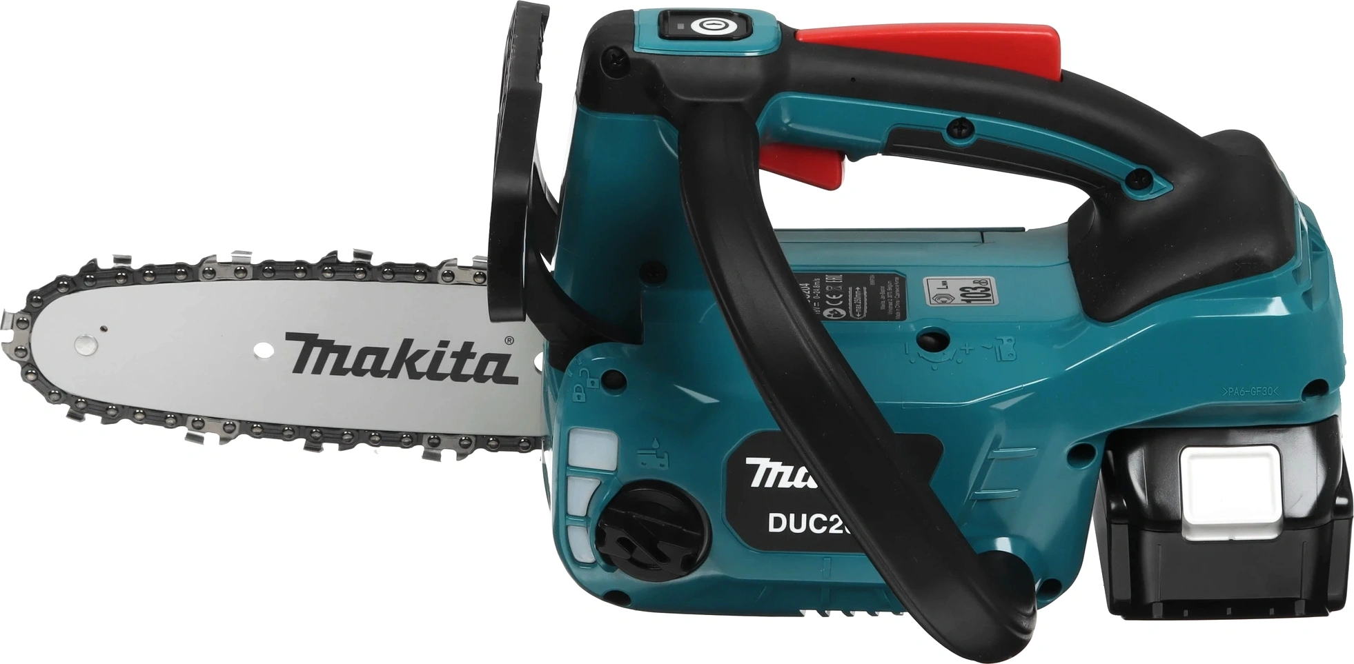 Цепная пила Makita DUC204RF аккум. 570Вт дл.шины:8" (20cm) 1аккум. 3Ач ЗУ — миниатюра 4