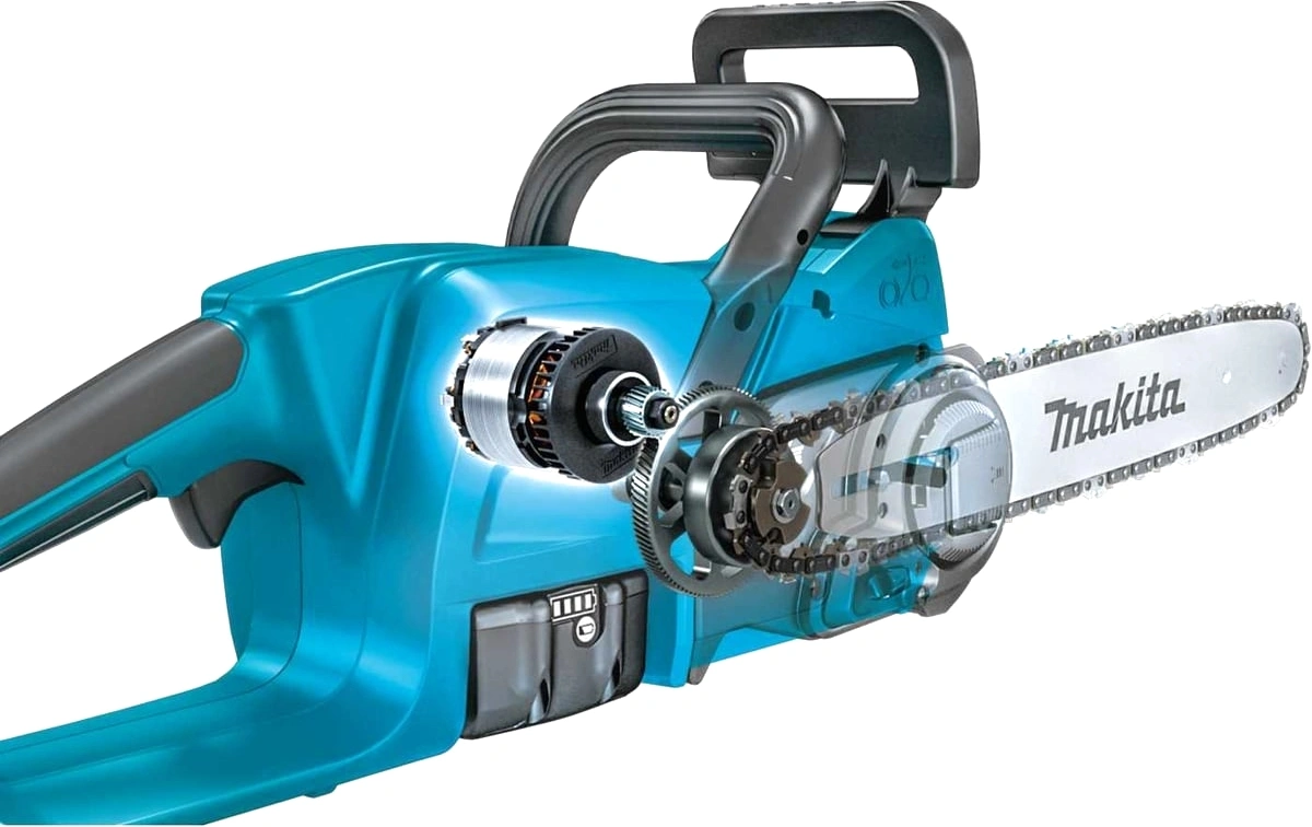 Цепная пила Makita DUC357SF аккум. 610Вт дл.шины:14" (35cm) 1аккум. 3Ач ЗУ — миниатюра 6