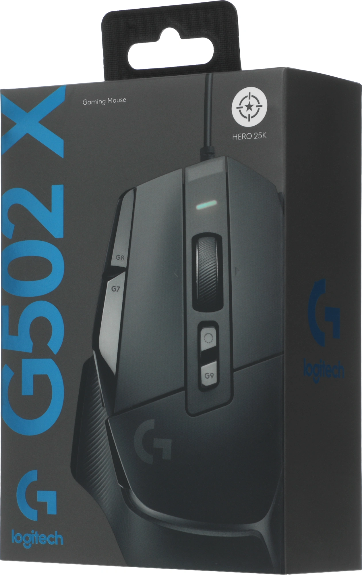 Мышь Logitech G502 X черный оптическая 25600dpi USB 13but (910-006140) — миниатюра 5