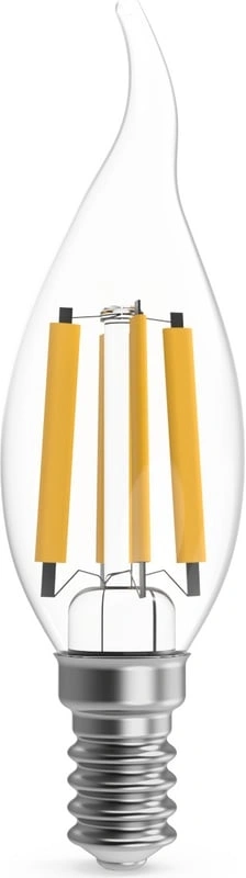 Лампа филам. Gauss Filament 13Вт цок.:E14 свеча 220B св.свеч.бел.теп. (упак.:1шт) (104801113) — миниатюра 2