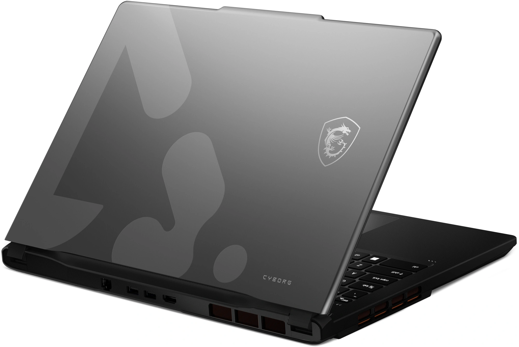 Ноутбук MSI Cyborg 15 C2WF-014XRU Core 7 240H 16Gb SSD1Tb NVIDIA GeForce RTX 5060 8Gb 15.6" IPS FHD (1920x1080) FreeDOS grey WiFi BT Cam (9S7-15T121-014) — миниатюра 6