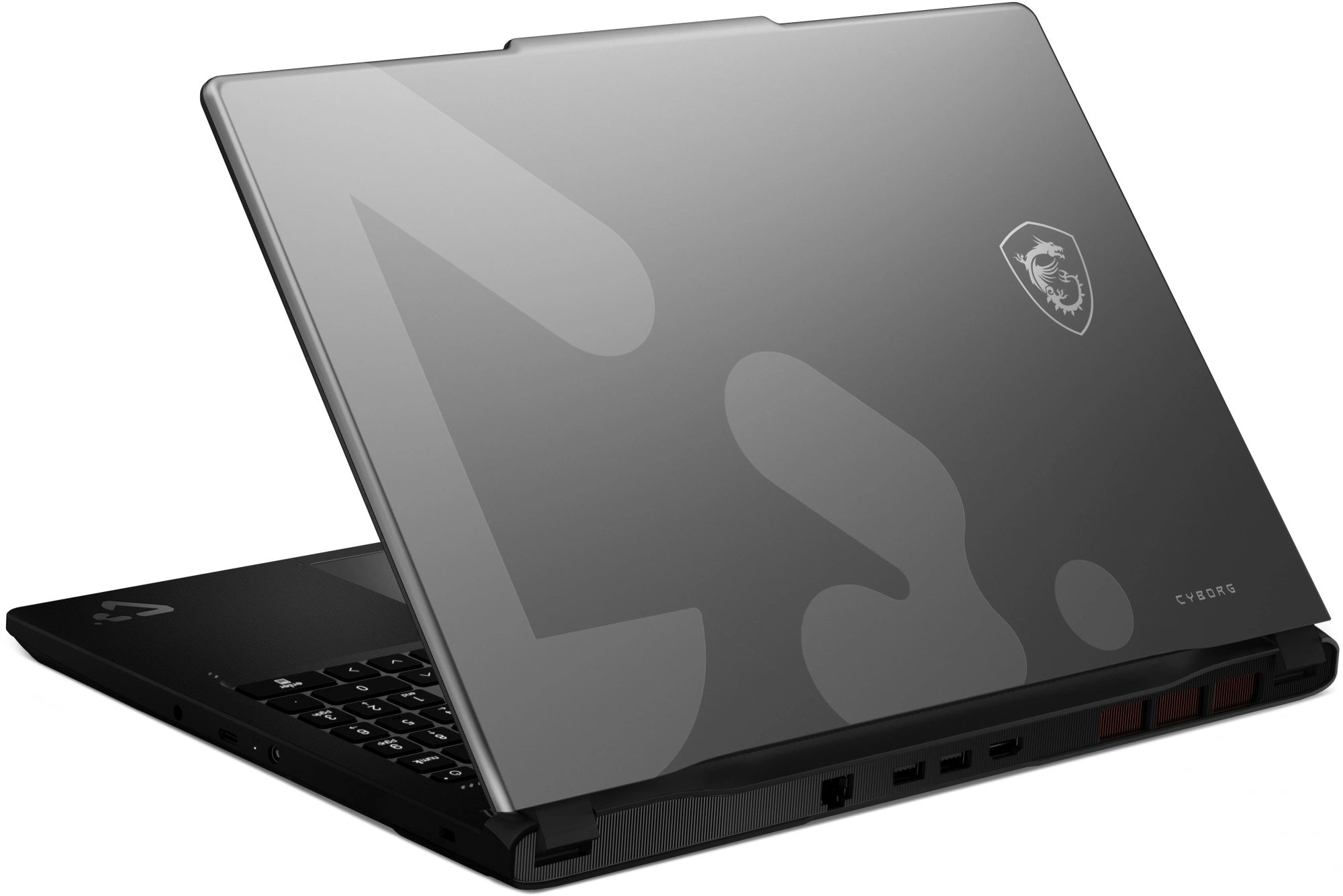 Ноутбук MSI Cyborg 15 C2WE-016XRU Core 7 240H 16Gb SSD1Tb NVIDIA GeForce RTX5050 8Gb 15.6" IPS FHD (1920x1080) FreeDOS grey WiFi BT Cam (9S7-15T121-016) — миниатюра 5