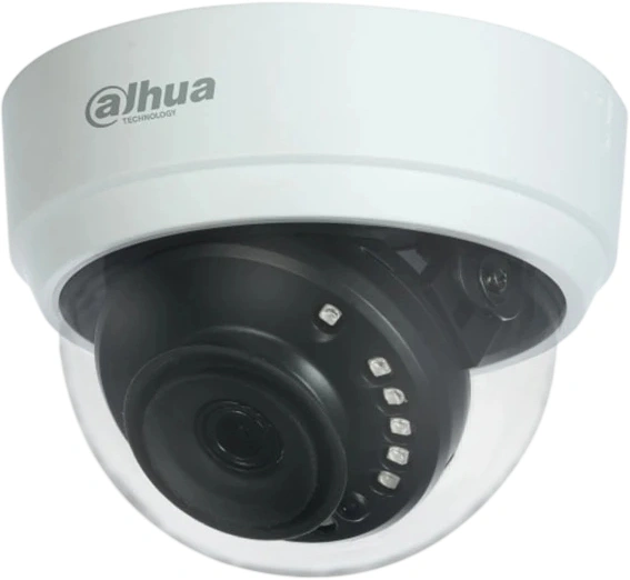 Камера видеонаблюдения аналоговая Dahua DH-HAC-D1A21P-U-IL-0280B 2.8-2.8мм HD-CVI HD-TVI цв. корп.:белый — фото 1