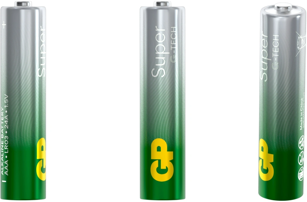Батарея GP Super Alkaline 24AA21-2CRSWC80 AAA 1150mAh (80шт) спайка — миниатюра 2