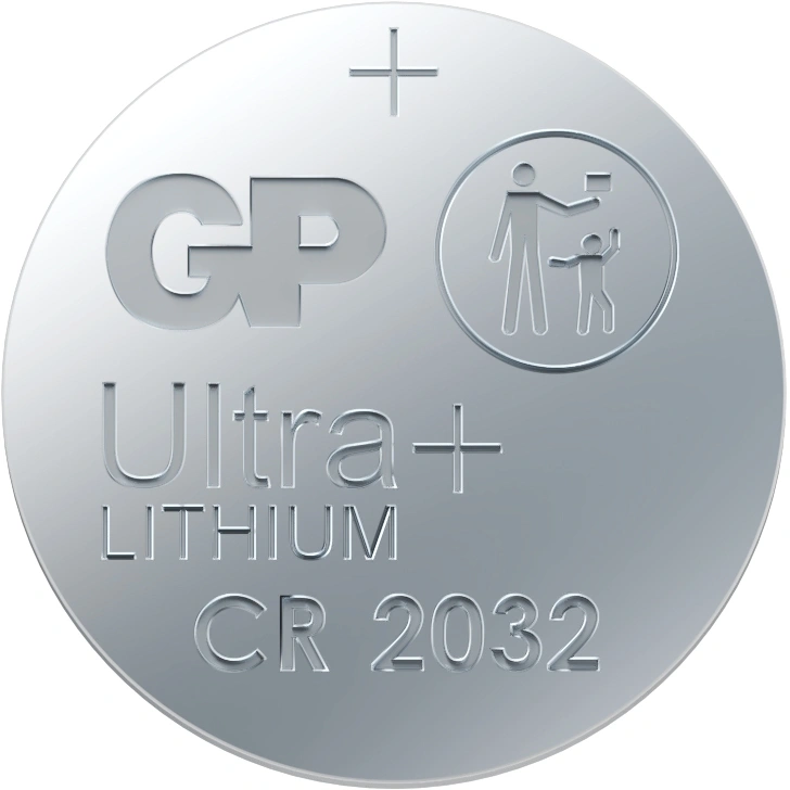 Батарея GP Lithium CR2032UP CR2032 280mAh (4шт) блистер — миниатюра 5