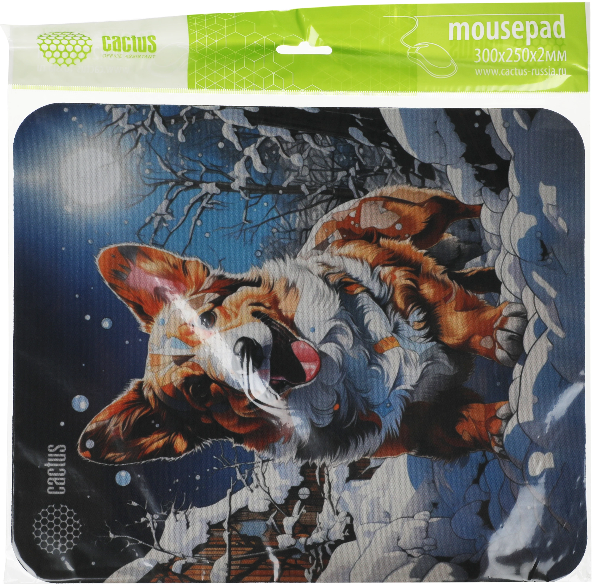Коврик для мыши Cactus Corgi рисунок 300x250x3мм (CS-MPC-D13M) — миниатюра 6