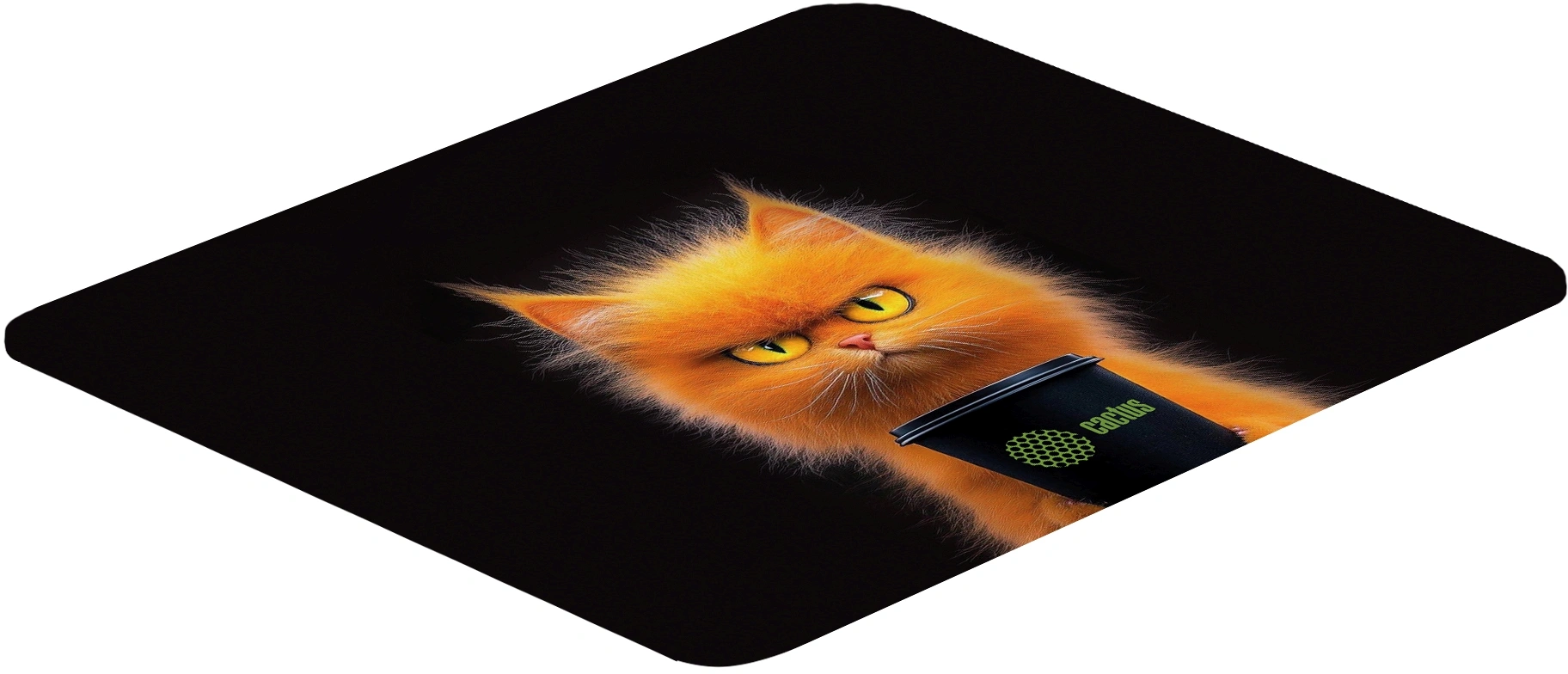 Коврик для мыши Cactus Red Cat 220x180x2мм (CS-MPC-P11XS) — миниатюра 2