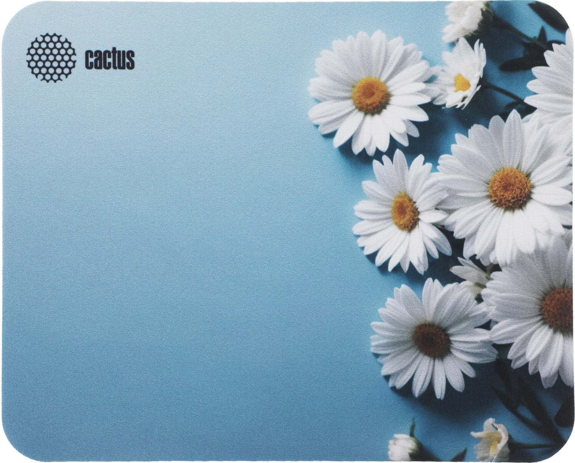 Коврик для мыши Cactus Daisies рисунок 250x200x3мм (CS-MPC-D07S) — фото 1