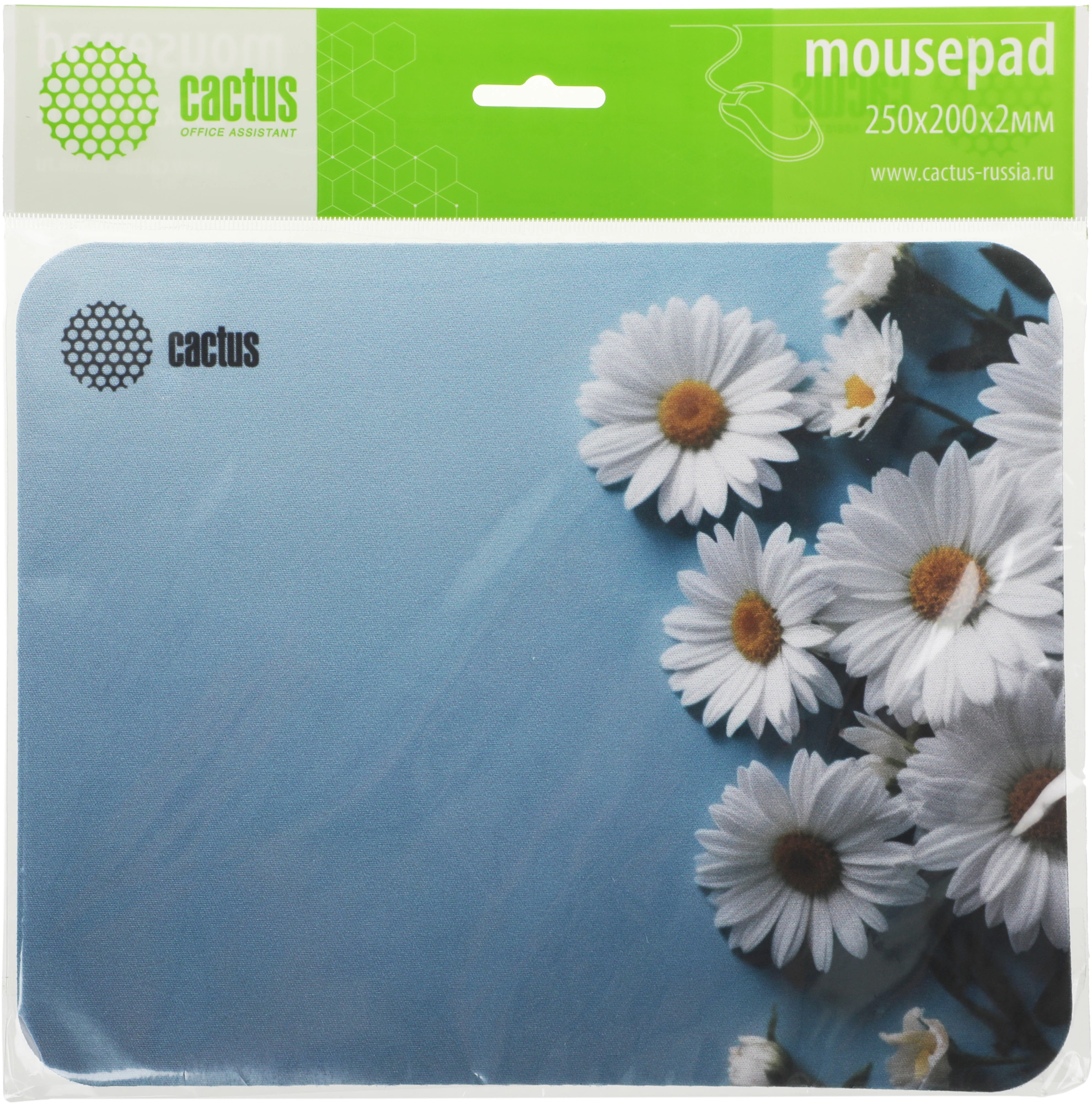 Коврик для мыши Cactus Daisies рисунок 250x200x3мм (CS-MPC-D07S) — миниатюра 6