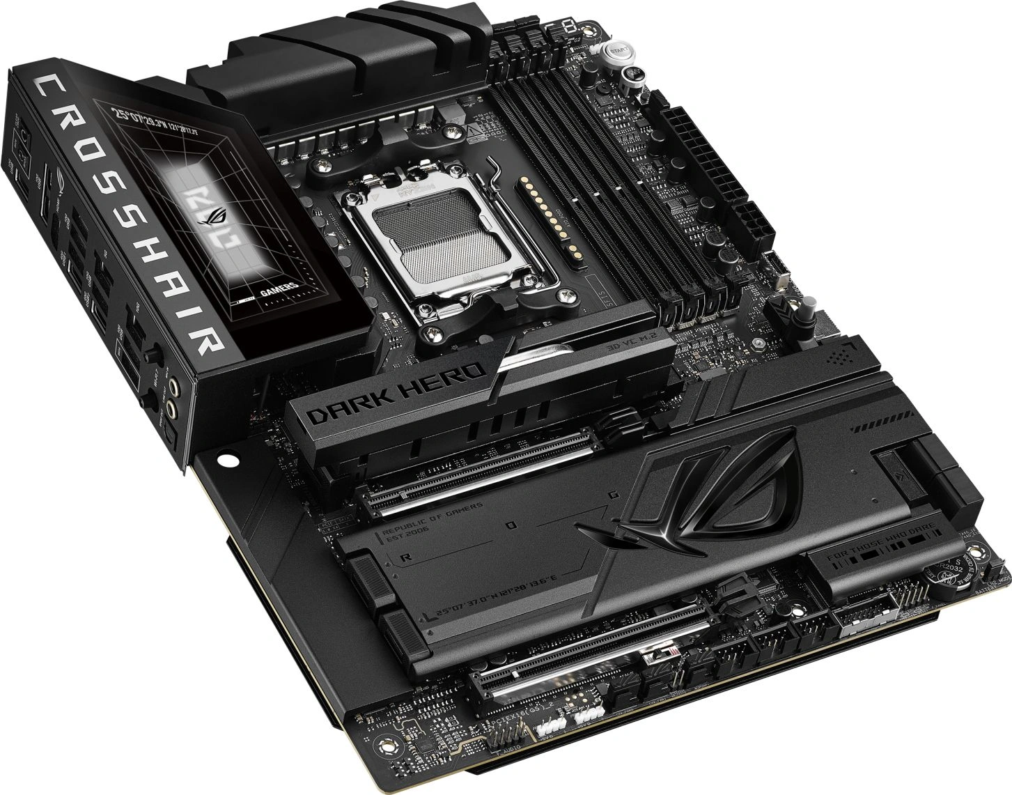 Материнская плата Asus ROG CROSSHAIR X870E DARK HERO Socket AM5 AMD X870E 4xDDR5 ATX AC`97 8ch(7.1) 1 x 10Gigabit + 1 x 5Gigabit RAID+HDMI — миниатюра 4