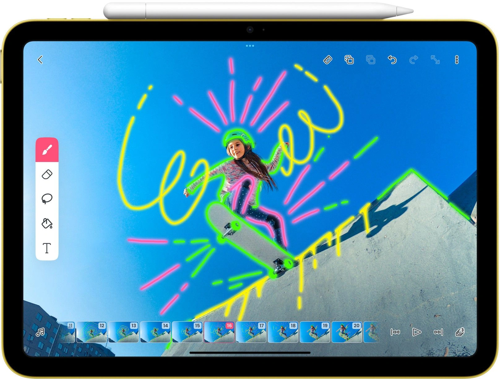 Стилус Apple A3085 для Apple iPad Pro/Air белый (MUWA3ZM/A) — миниатюра 3