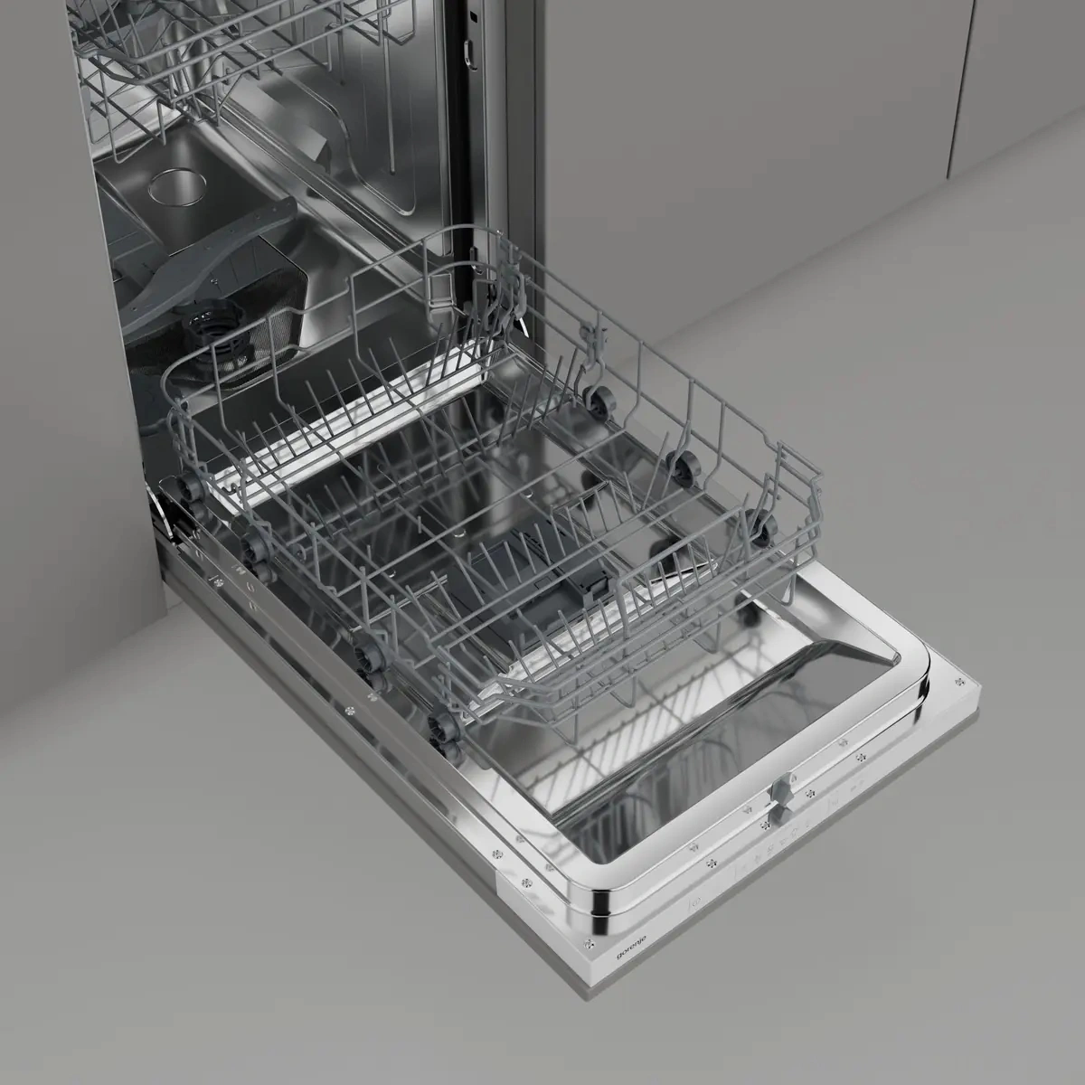 Посудомоечная машина встраив. Gorenje GV523E10WE 1760Вт узкая нержавеющая сталь — миниатюра 11