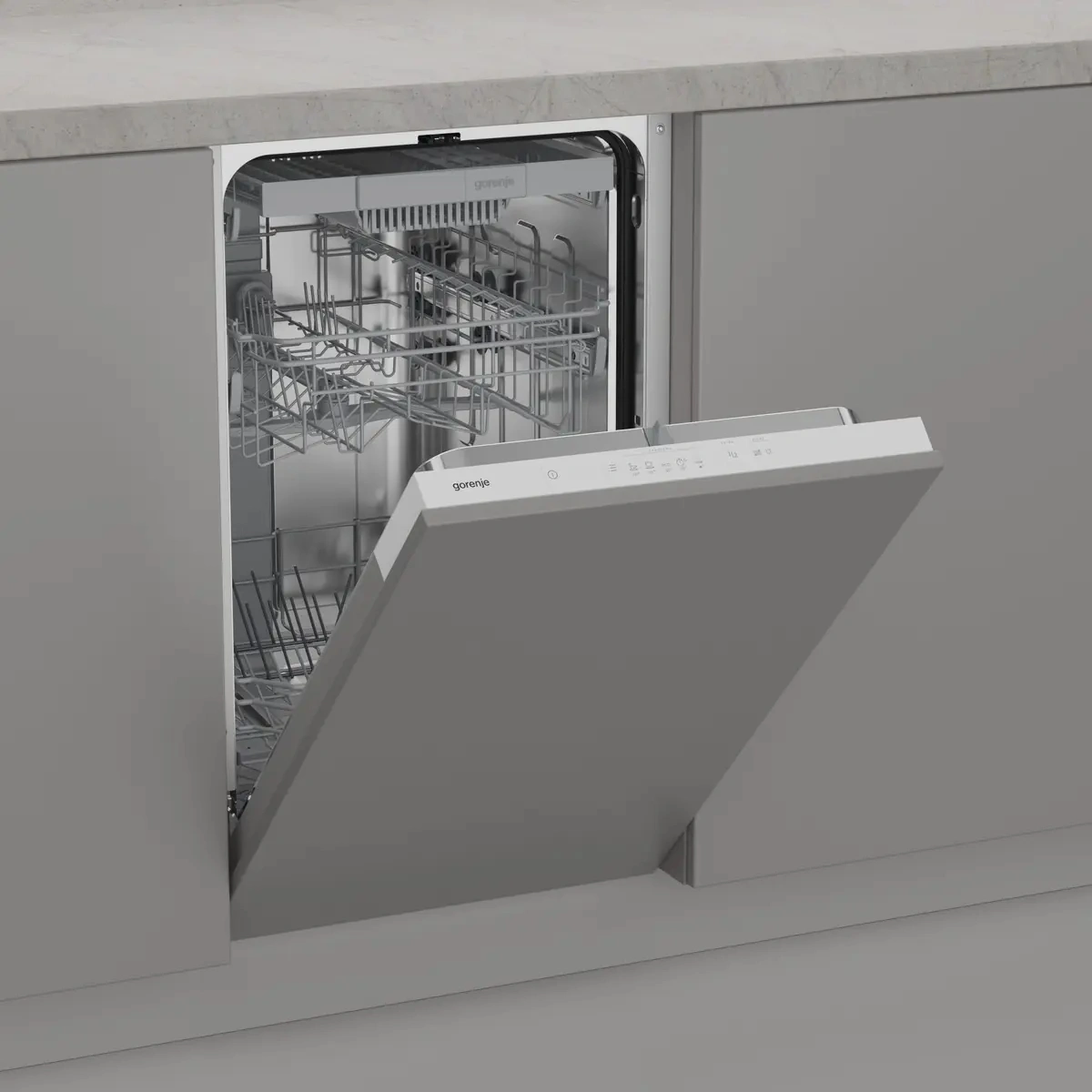 Посудомоечная машина встраив. Gorenje GV523E10WE 1760Вт узкая нержавеющая сталь — миниатюра 2